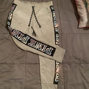COPY - Victoria secret pink sequin sweatpants large